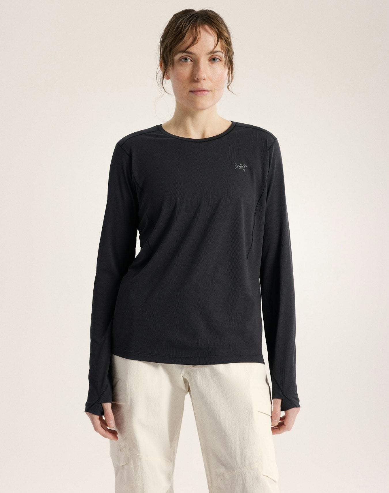 Sunna long-sleeve crew neck t-shirt