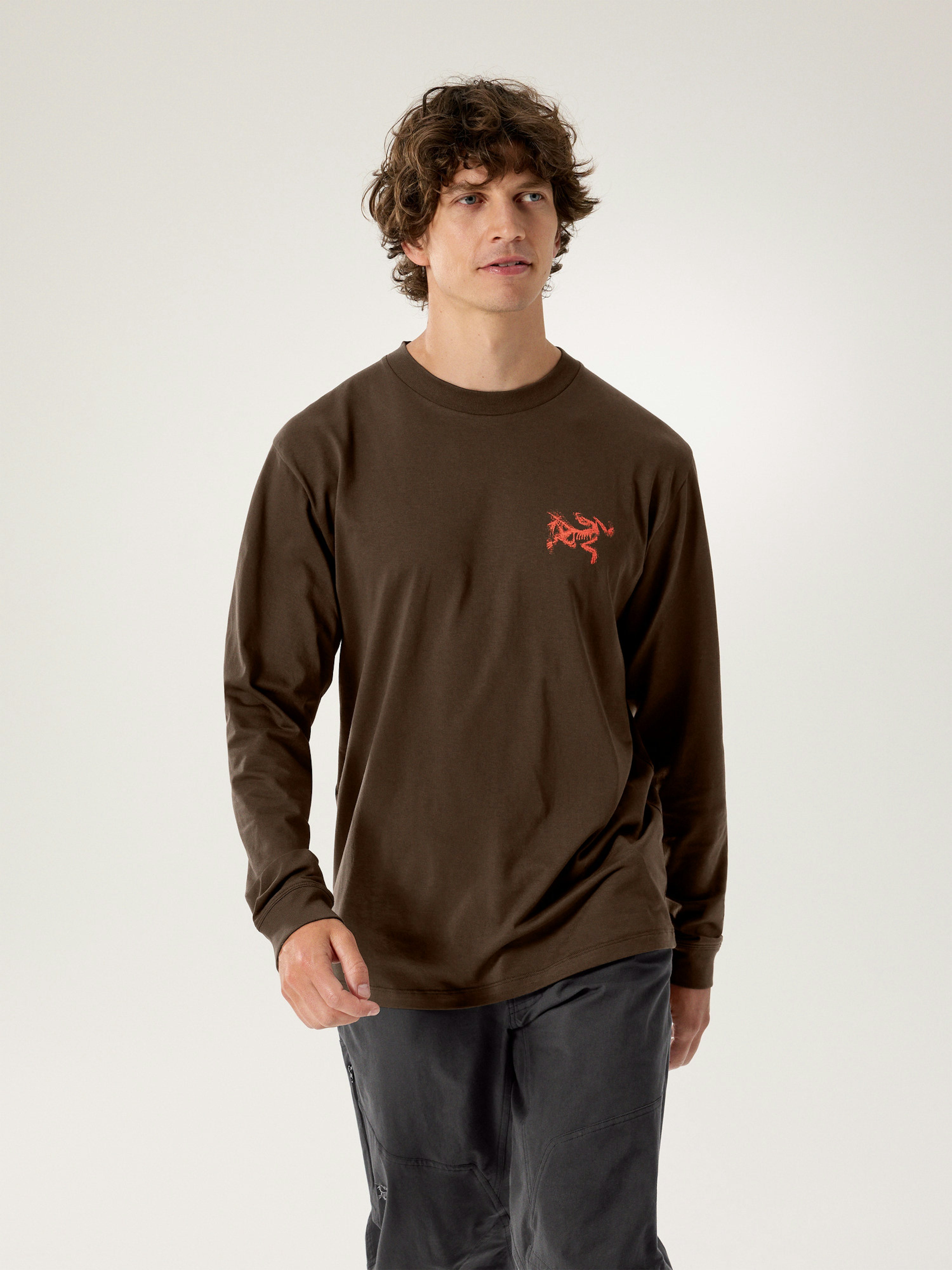 Kragg SL Cotton Bird Tile Shirt LS Men's